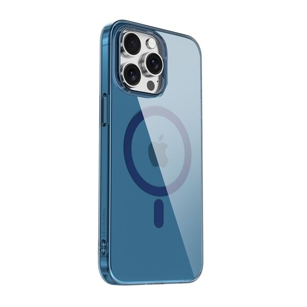 Asli Global iPhone 15 Pro Max Crystal MagSafe Case | Blue Asli Global iPhone 15 Pro Max Crystal MagSafe Case | Blue